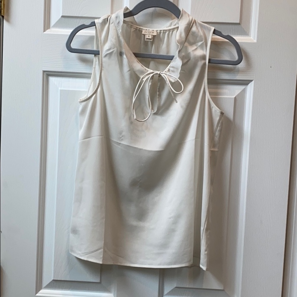J.Crew ruffle tank